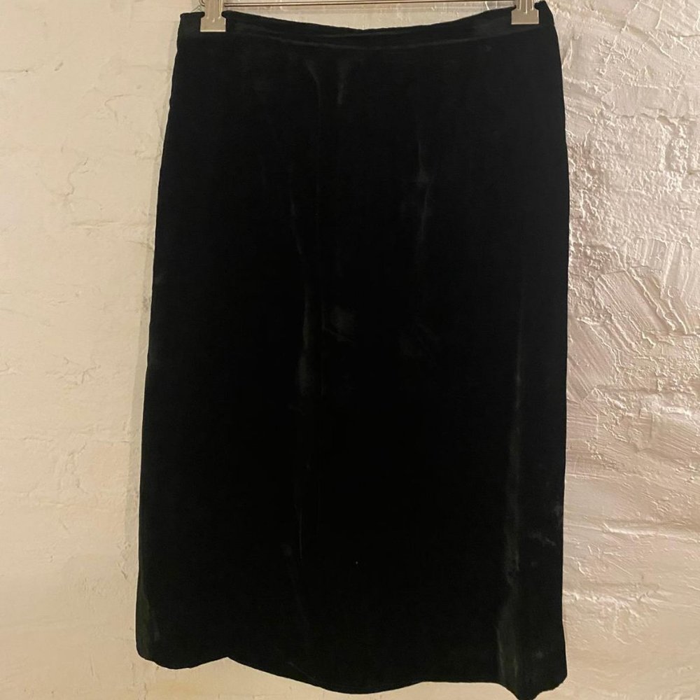 velvet skirt